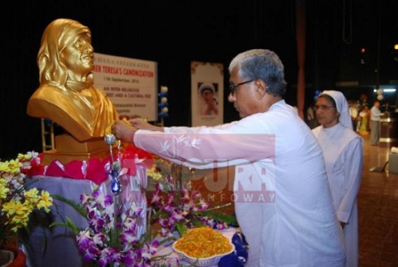 Mother Teresa ‘a much-needed Model for our times’ - Tripura’s Marxist Chief Minister Mother Teresa ‘a much-needed Model for our times’ - Tripura’s Marxist Chief Minister